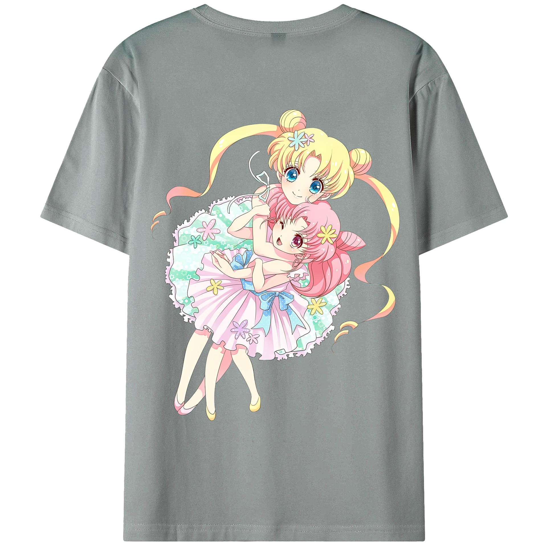 （画像用） 美少女戦士セーラームーン 愛野 美奈子 あいの みなこ Sailor Moon Aino Minako 綿100％ メンズ半袖Tシャツ（バックプリント） 通気性